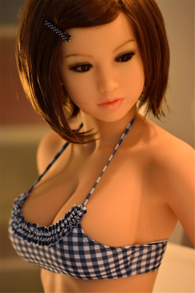 Sex doll looking down