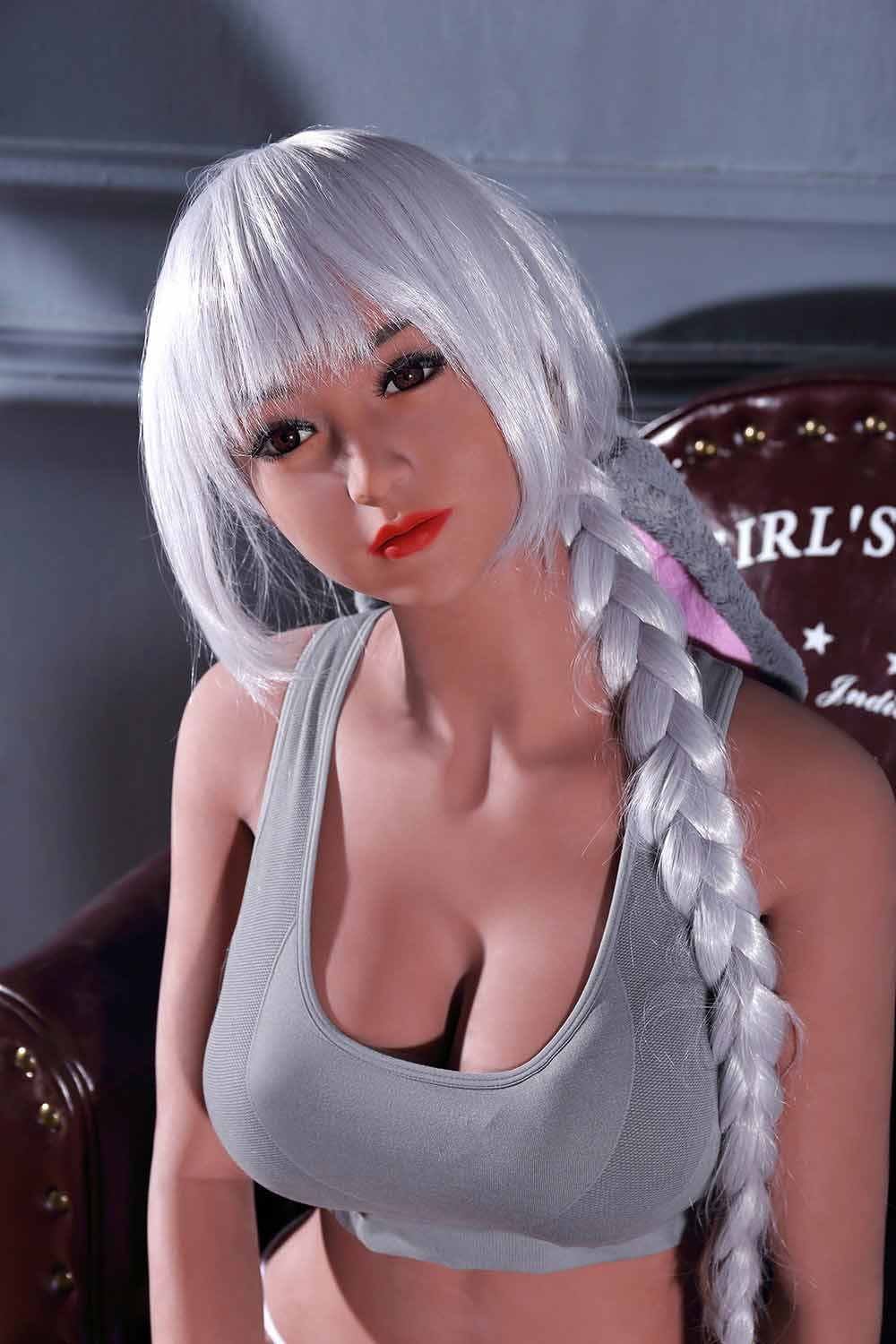 Sex doll with braids