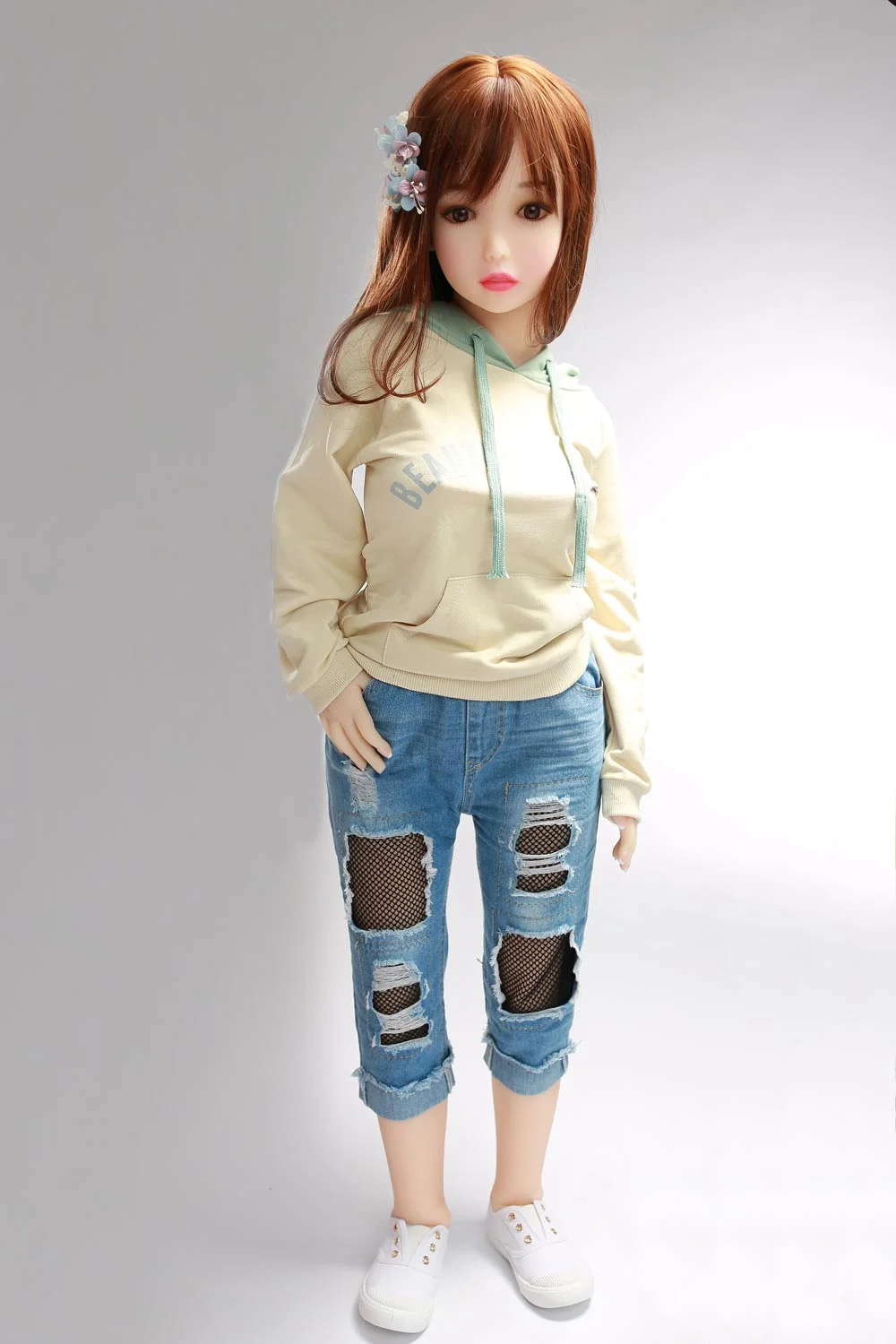 Sex doll with hand in pocket
