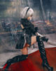 Anime Sex Doll wear balck skirt