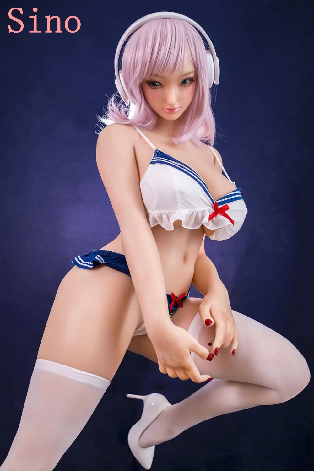 Anime Sex Doll with Purple Hair