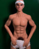 Male sex doll with hands on panties