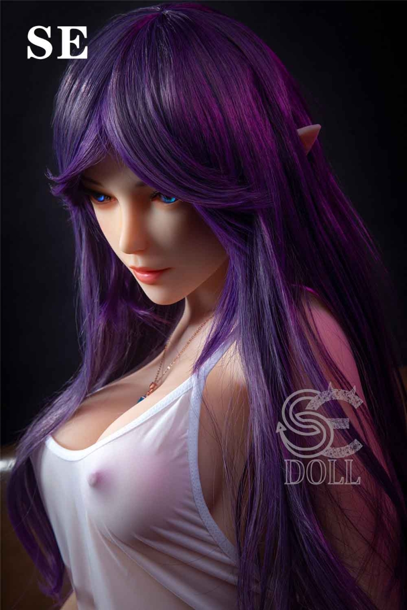 SE Doll - 156cm Purple Hair Cute Elf Sex Doll - Kitty