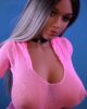 Big breasted sex doll with bronze skin