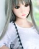 Grey-haired mini sex doll