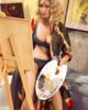 Realistic Short Blonde Hair Exotic Lady Sex Doll