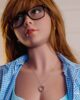 Sex doll with glasses