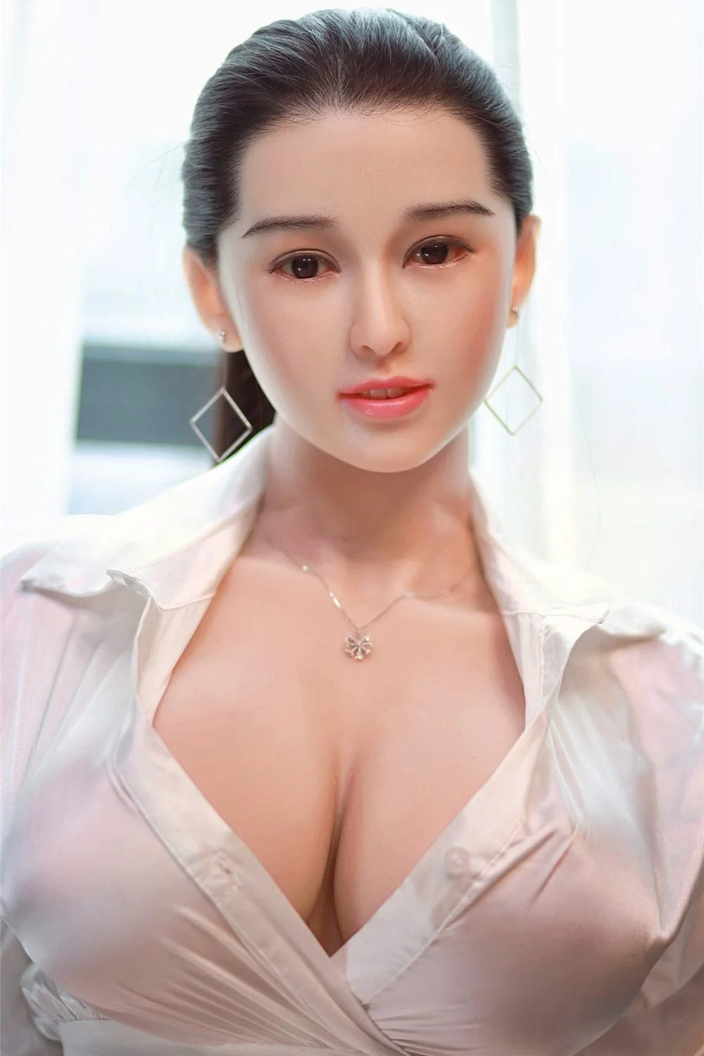 Sex doll with necklace