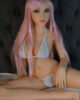 Pink Hair Skinny Young School Girl Sex Doll