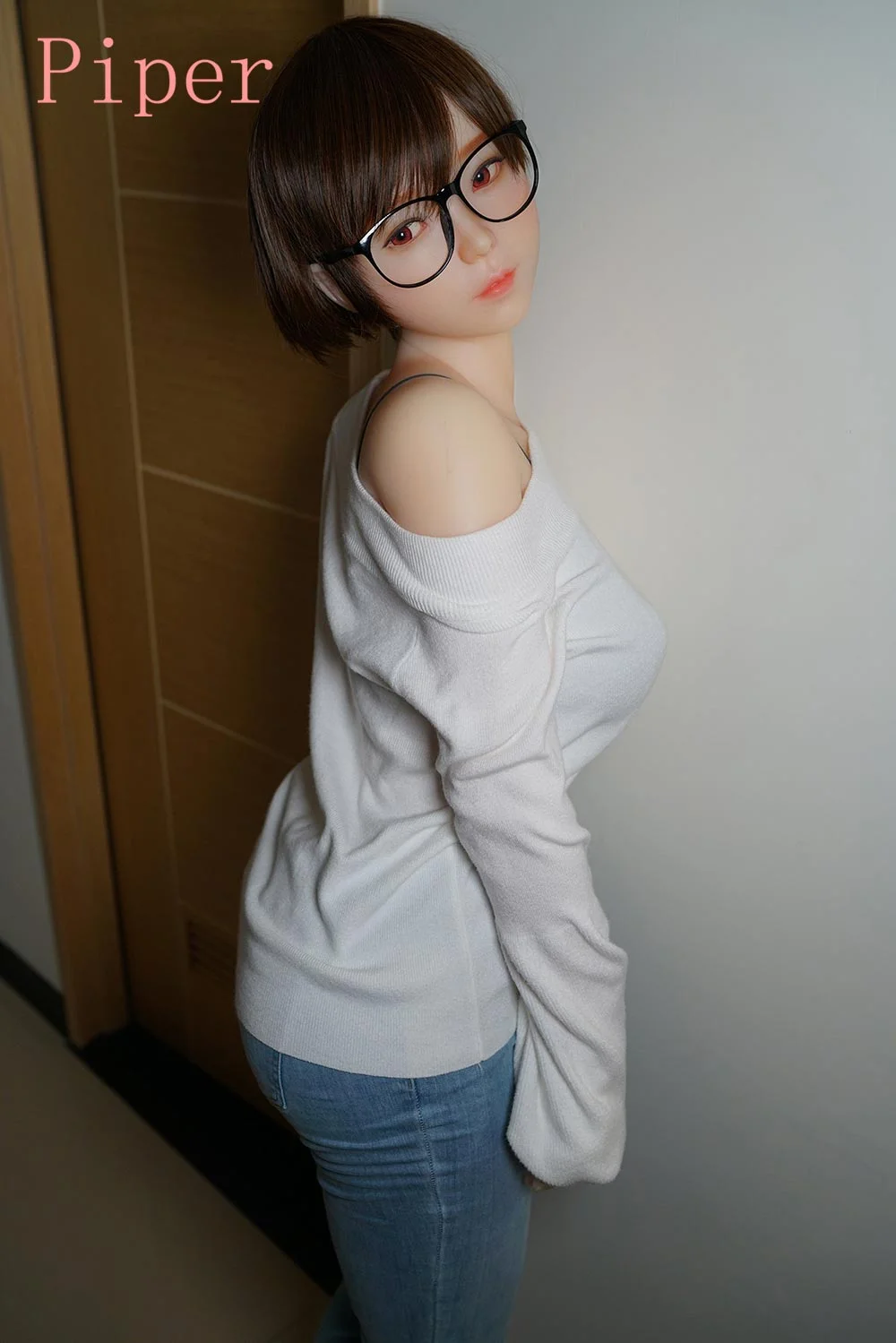 Sex doll with glasses