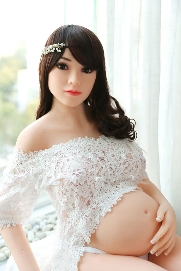Fancy Japanese 160cm Realistic Pregnant Sex Doll