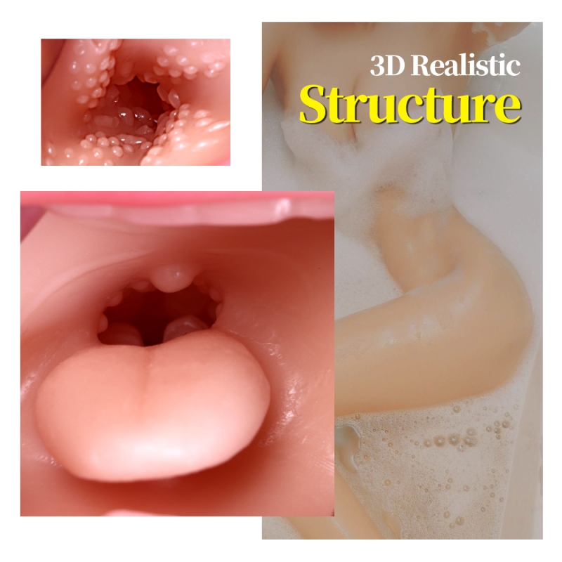 The torso doll with the inside structure exposed