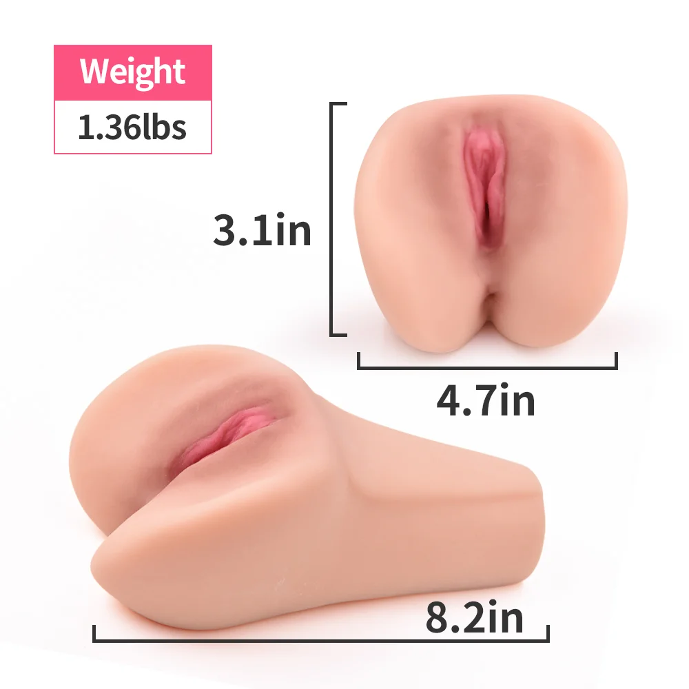 Torso doll with pink labia