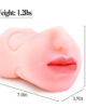 Torso doll with red lips
