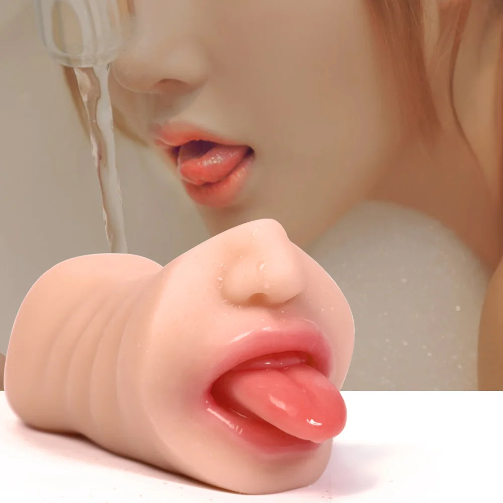Torso doll with tongue sticking out