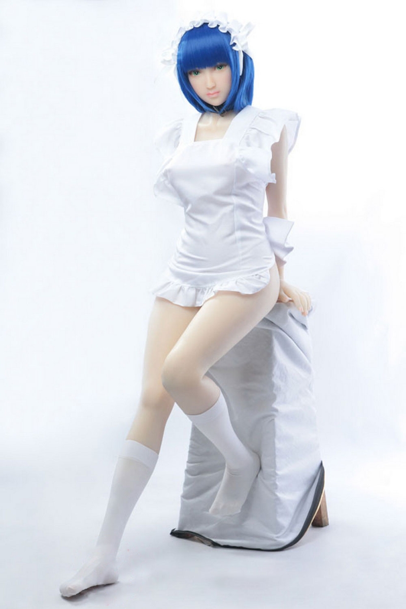 Anime sex doll sitting on a chair