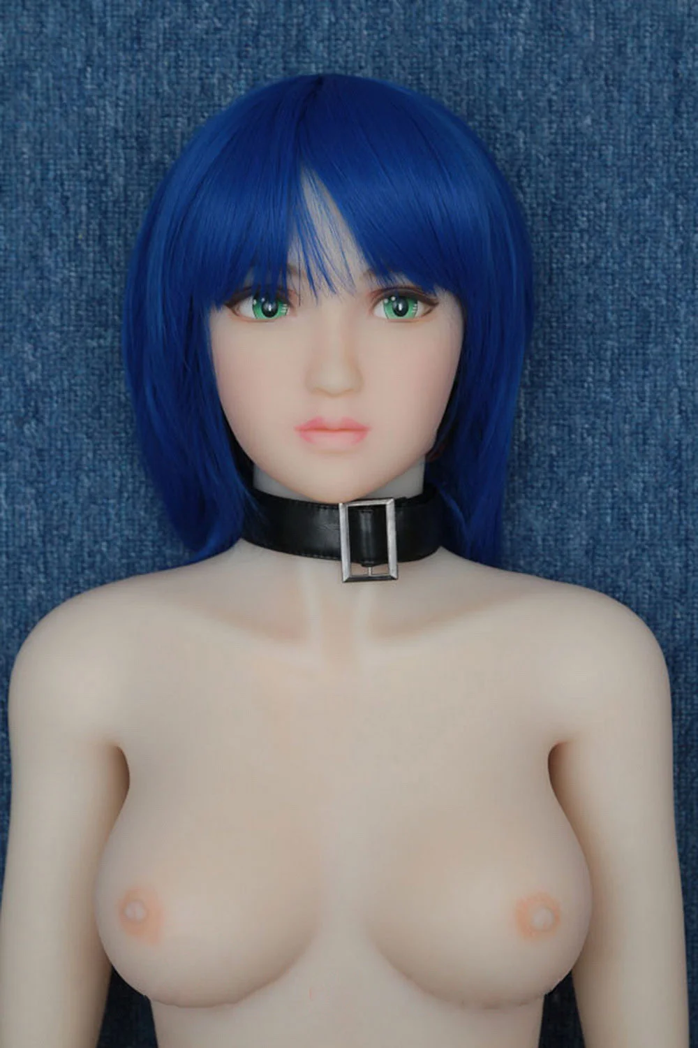 Anime sex doll wearing a collar