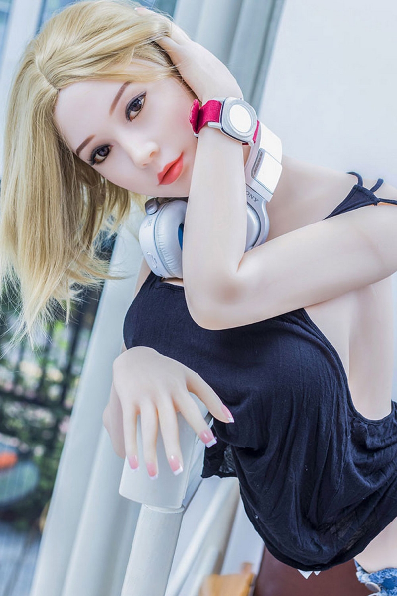 Anime sex doll wearing a watch