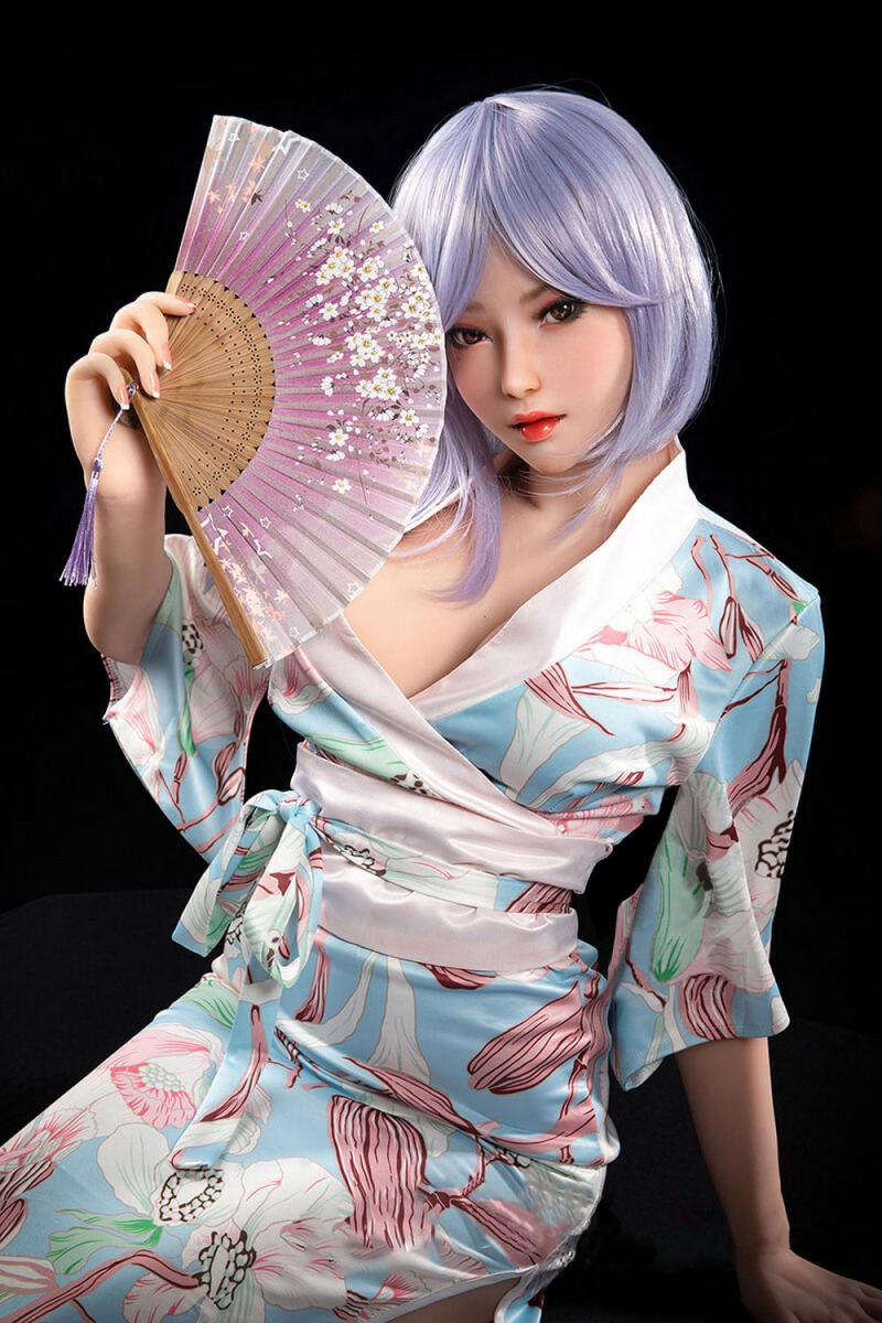 Anime sex doll with fan