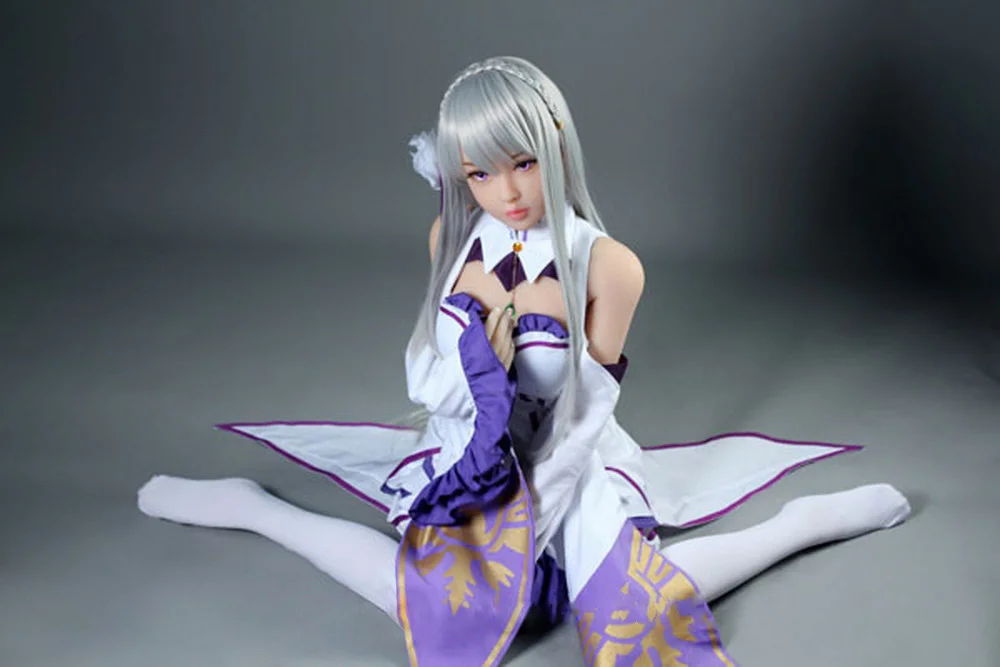 2021 New Japanese Life Size Anime Sex Doll- Louann Anime sex doll with hands on chest