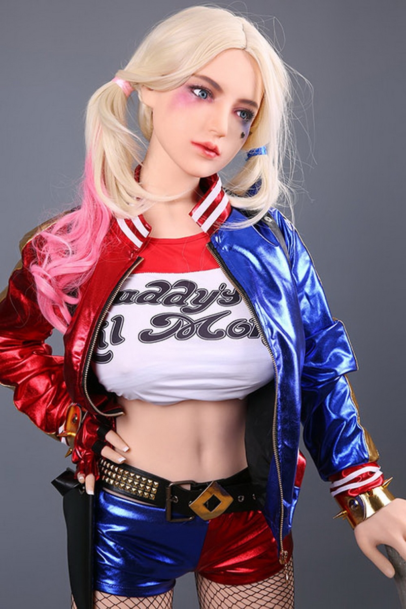 Anime sex doll with one hand on hips
