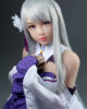Anime sex doll with purple eyes