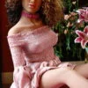 Realistic Curly Hair Skinny Sex Doll