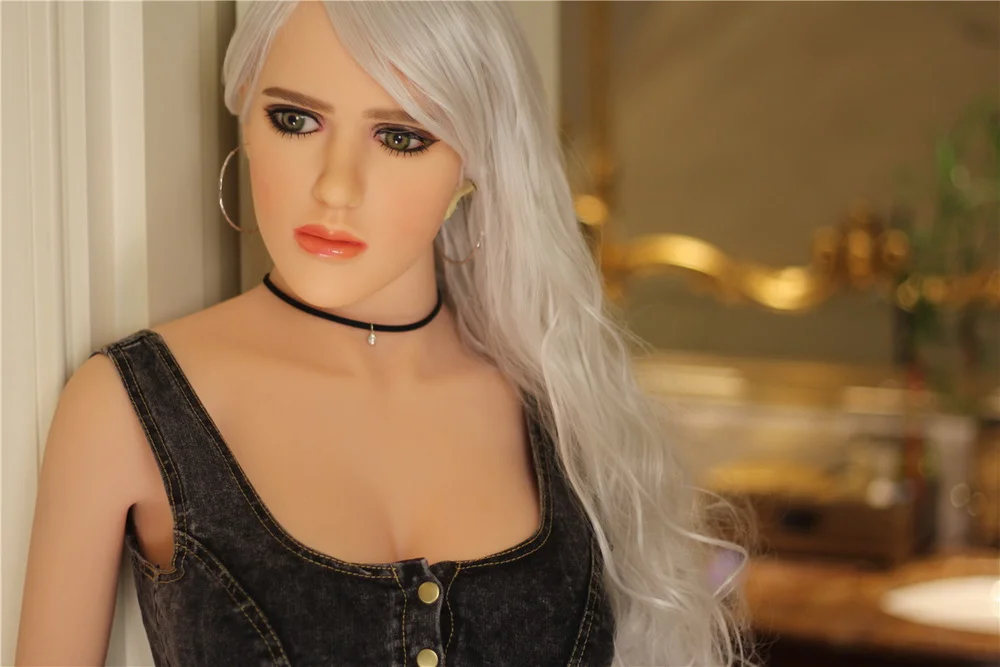 Sex doll with earrings