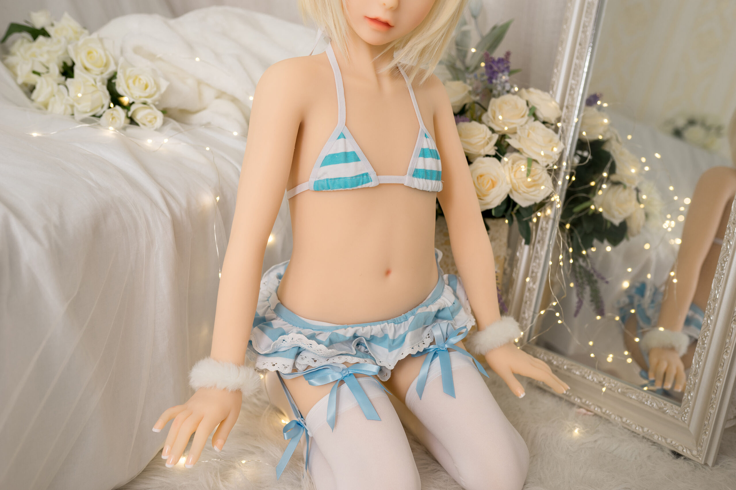 flat chest sex doll with flat belly