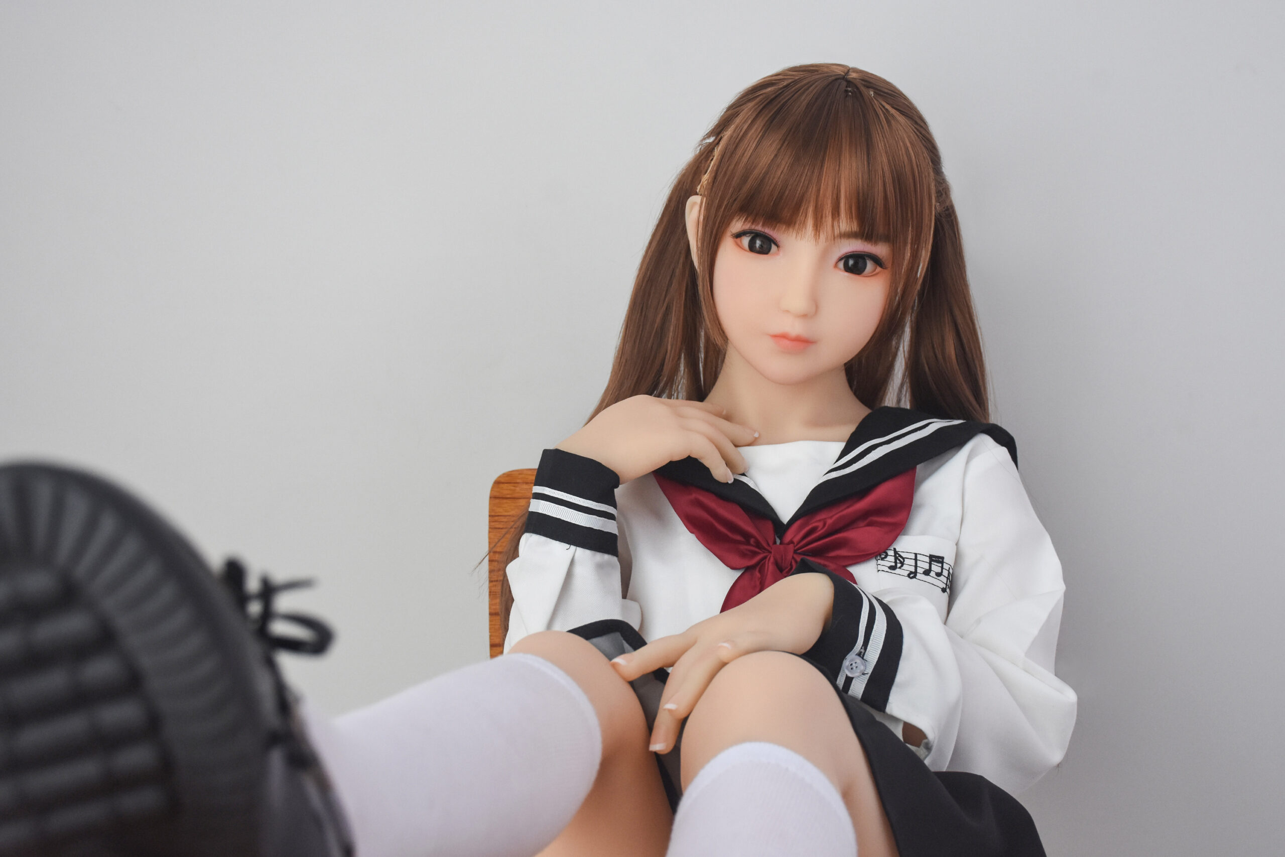 school girl looing teen sex doll
